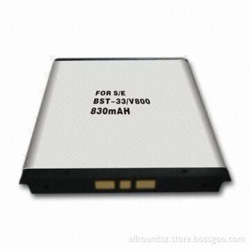830mAh Mobile Phone Li-ion Battery for Sony Errisson with Double IC Protector